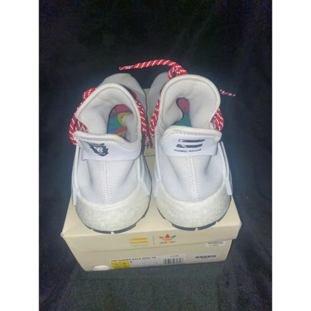 Adidas Pharrell Williams Human Race NMD TR‎ Heart Logo White Red Mens